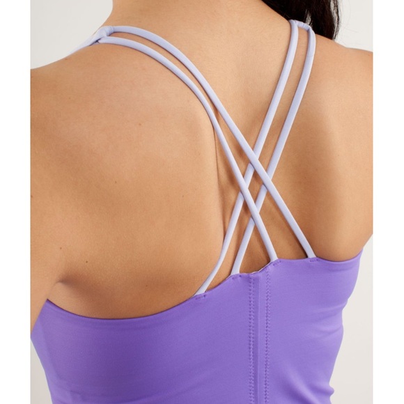 Lululemon FREE TO BE TANK Cool Breeze Power Purple with Inserts - Picture 6 of 11
